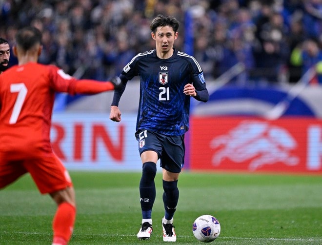 【試合アルバム】「サッカー日本代表―バーレーン代表」森保ジャパン、鎌田大地、久保建英、伊東純也ら躍動でW杯出場決定試合のプレー写真「中地拓也 撮影写真」の画像008