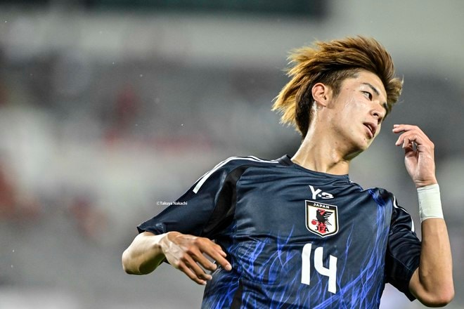 【試合アルバム】川崎フロンターレFW大関友翔の20歳での代表デビューの試合写真45枚！ 堂々のプレーで躍動披露「日本代表ー香港代表」の画像004